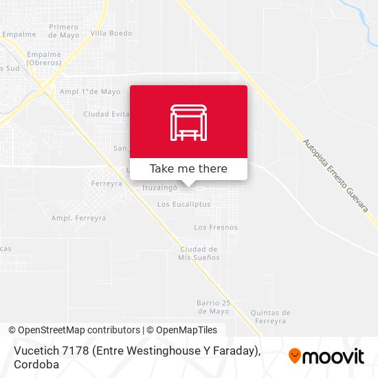 Vucetich 7178 (Entre Westinghouse Y Faraday) map