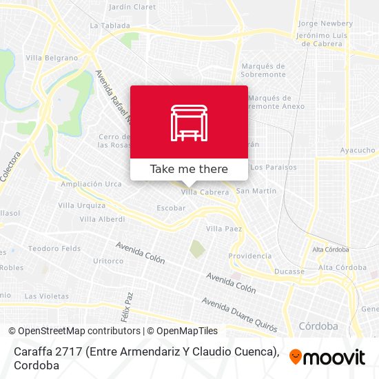 Caraffa 2717 (Entre Armendariz Y Claudio Cuenca) map