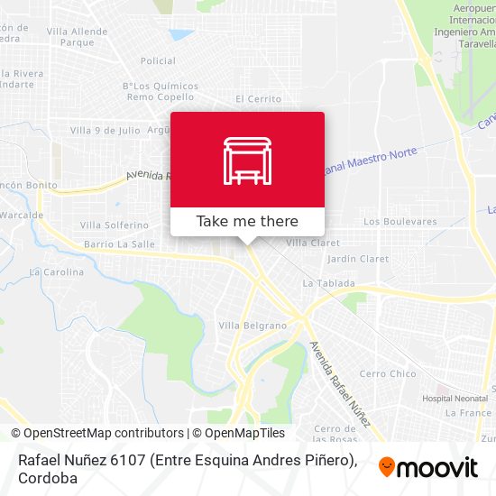 Rafael Nuñez 6107 (Entre Esquina Andres Piñero) map