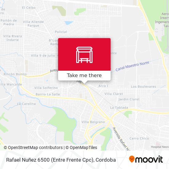 Rafael Nuñez 6500 (Entre Frente Cpc) map