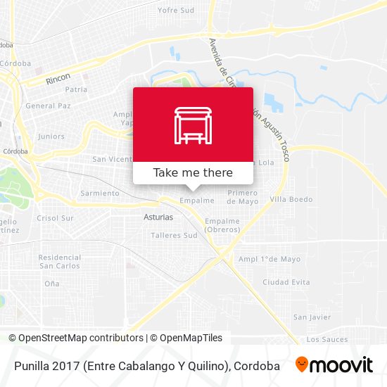 Punilla 2017 (Entre Cabalango Y Quilino) map