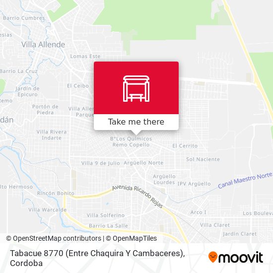 Tabacue 8770 (Entre Chaquira Y Cambaceres) map