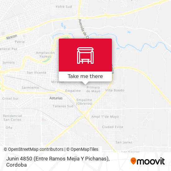 Junin 4850 (Entre Ramos Mejia Y Pichanas) map