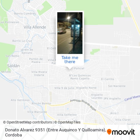 Mapa de Donato Alvarez 9351 (Entre Auquinco Y Quilloamira)