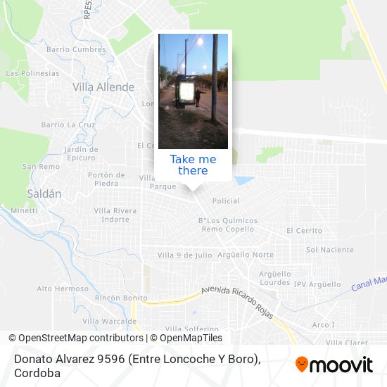 Donato Alvarez 9596 (Entre Loncoche Y Boro) map