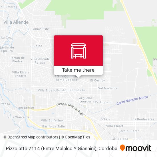 Mapa de Pizzolatto 7114 (Entre Malalco Y Giannini)