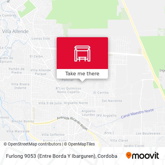 Furlong 9053 (Entre Borda Y Ibarguren) map