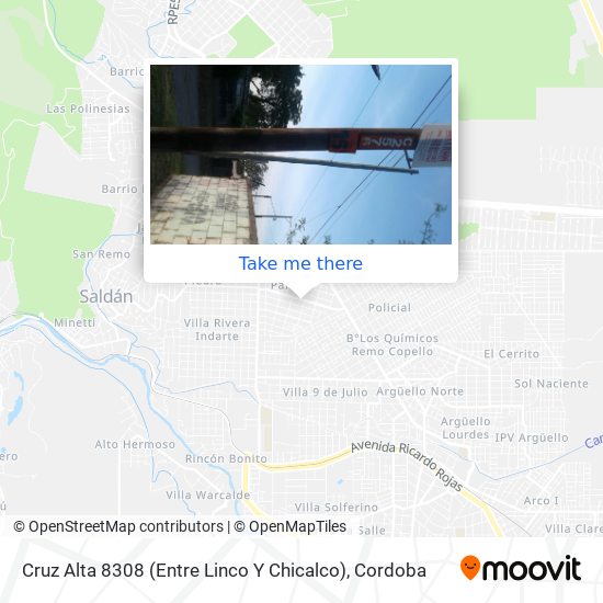 Cruz Alta 8308 (Entre Linco Y Chicalco) map