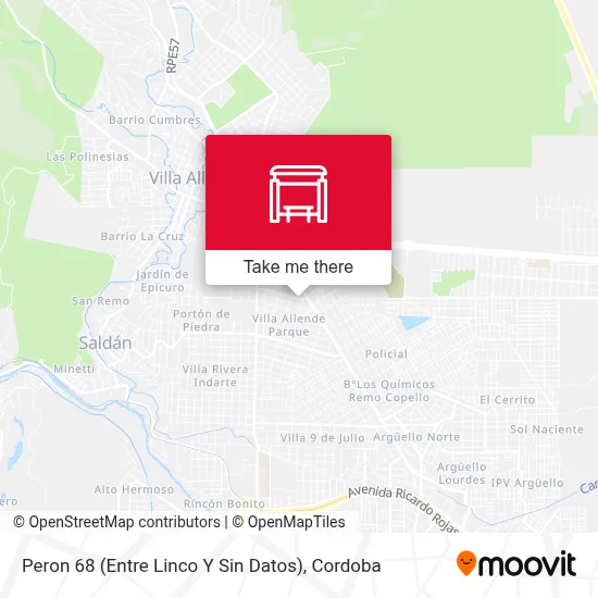 Peron 68 (Entre Linco Y Sin Datos) map