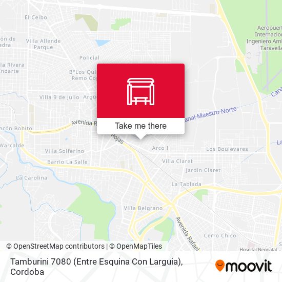 Tamburini 7080 (Entre Esquina Con Larguia) map