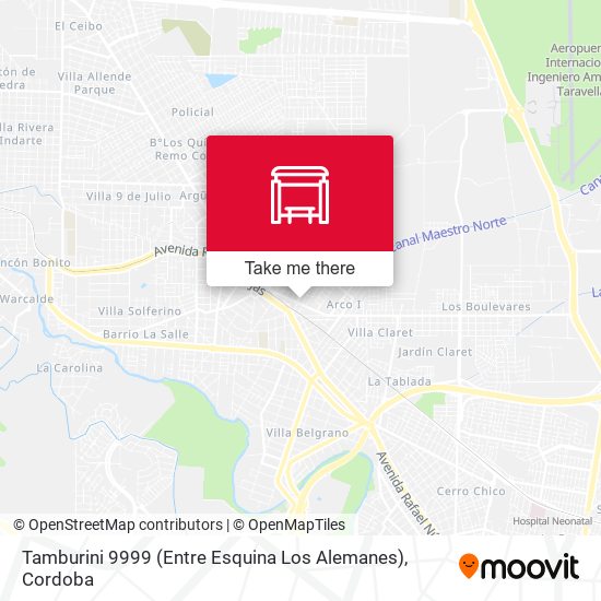 Tamburini 9999 (Entre Esquina Los Alemanes) map