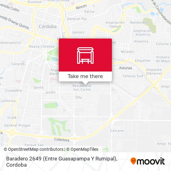 Mapa de Baradero 2649 (Entre Guasapampa Y Rumipal)