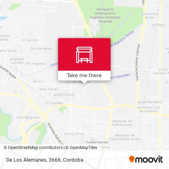 Mapa de De Los Alemanes, 3666
