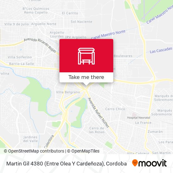 Martin Gil 4380 (Entre Olea Y Cardeñoza) map