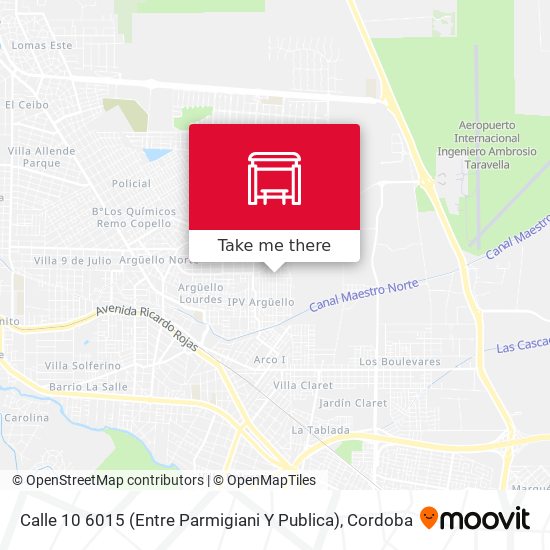 Calle 10 6015 (Entre Parmigiani Y Publica) map