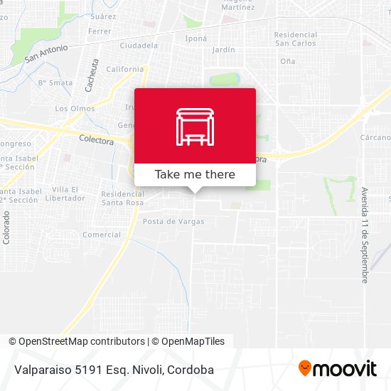 Mapa de Valparaiso 5191 Esq. Nivoli