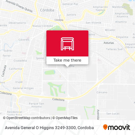 Mapa de Avenida General O Higgins 3249-3300