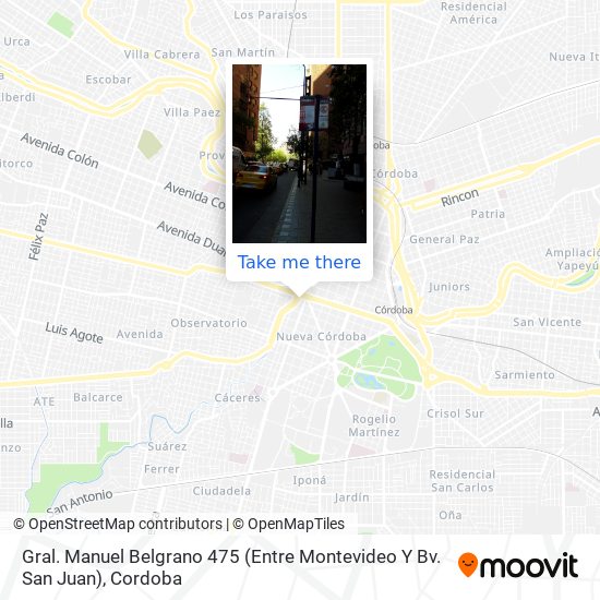 Gral. Manuel Belgrano 475 (Entre Montevideo Y Bv. San Juan) map