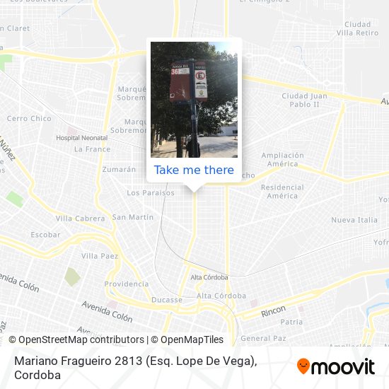 Mariano Fragueiro 2813 (Esq. Lope De Vega) map