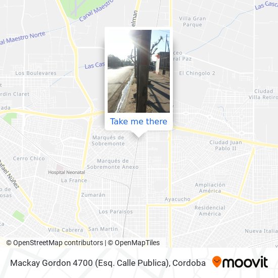Mackay Gordon 4700 (Esq. Calle Publica) map