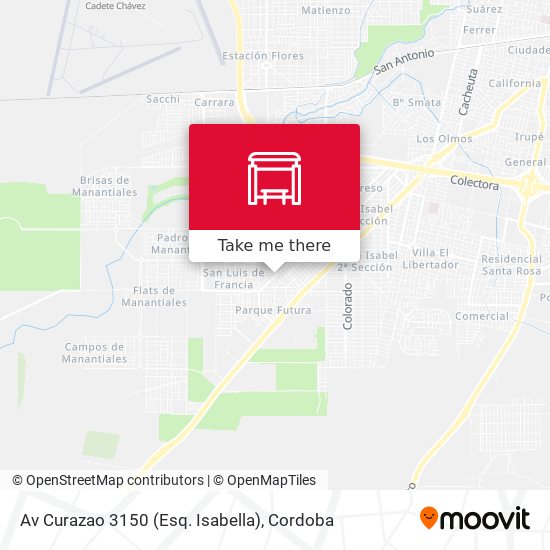 Av Curazao 3150 (Esq. Isabella) map