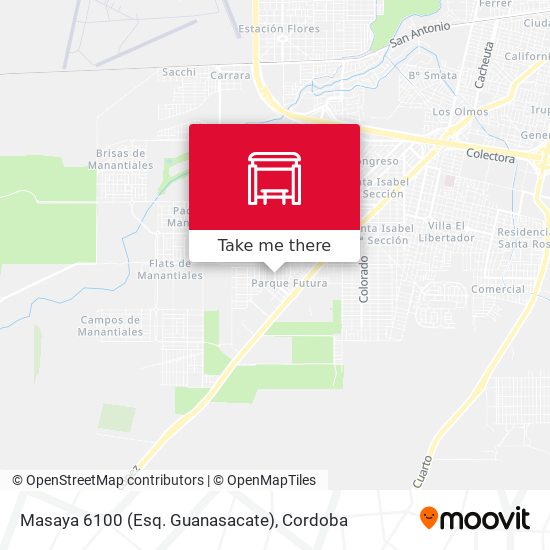 Mapa de Masaya 6100 (Esq. Guanasacate)
