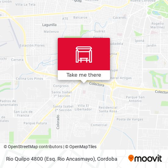 Rio Quilpo 4800 (Esq. Rio Ancasmayo) map