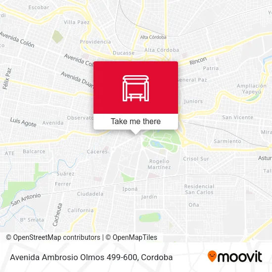 Avenida Ambrosio Olmos 499-600 map