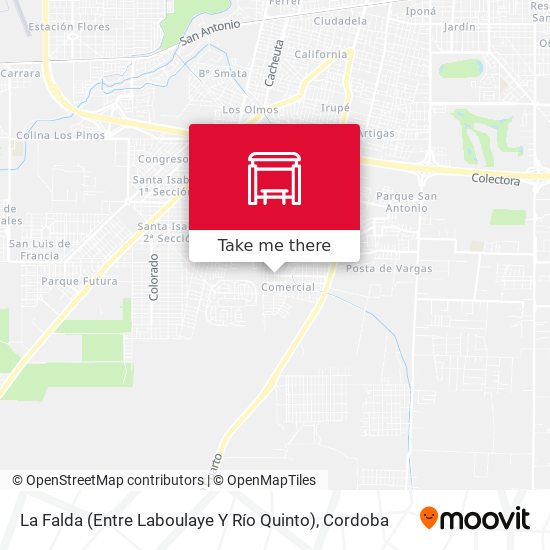 La Falda (Entre Laboulaye Y Río Quinto) map