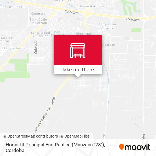 Hogar III Principal Esq Publica (Manzana "28") map