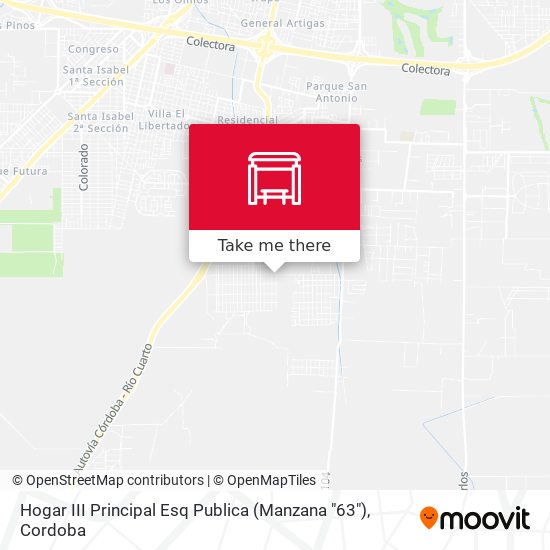 Hogar III Principal Esq Publica (Manzana "63") map