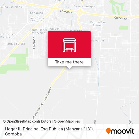 Hogar III Principal Esq Publica (Manzana "18") map