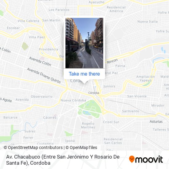 Av. Chacabuco  (Entre San Jerónimo Y Rosario De Santa Fe) map