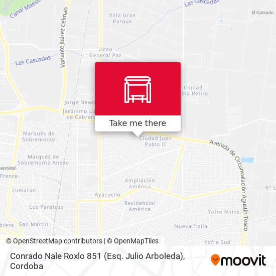 Conrado Nale Roxlo 851 (Esq. Julio Arboleda) map