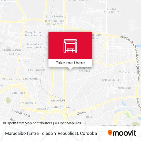 Maracaibo (Entre Toledo Y República) map