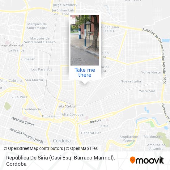 República De Siria (Casi Esq. Barraco Mármol) map