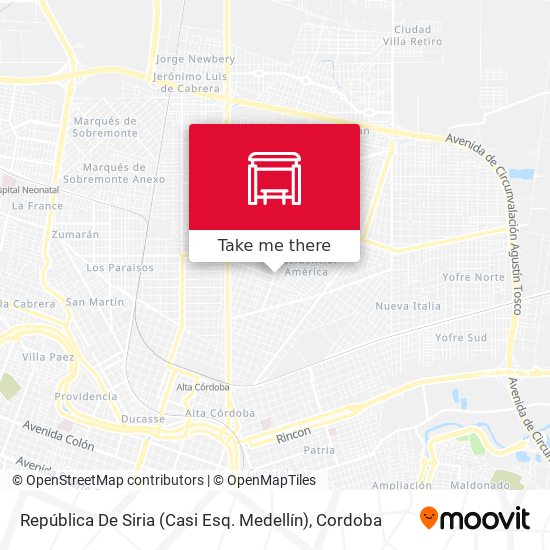 República De Siria (Casi Esq. Medellín) map