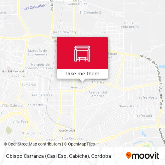 Obispo Carranza (Casi Esq. Cabiche) map