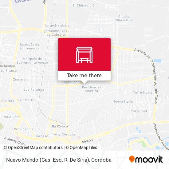 Nuevo Mundo (Casi Esq. R. De Siria) map