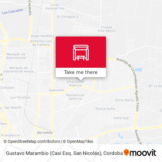 Mapa de Gustavo Marambio (Casi Esq. San Nicolás)