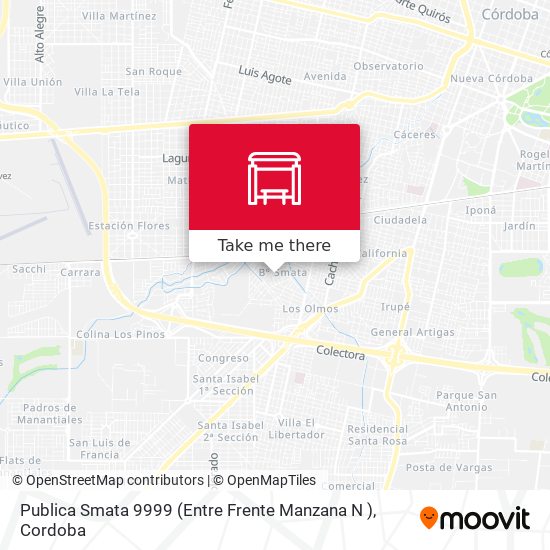 Publica Smata 9999 (Entre Frente Manzana N ) map