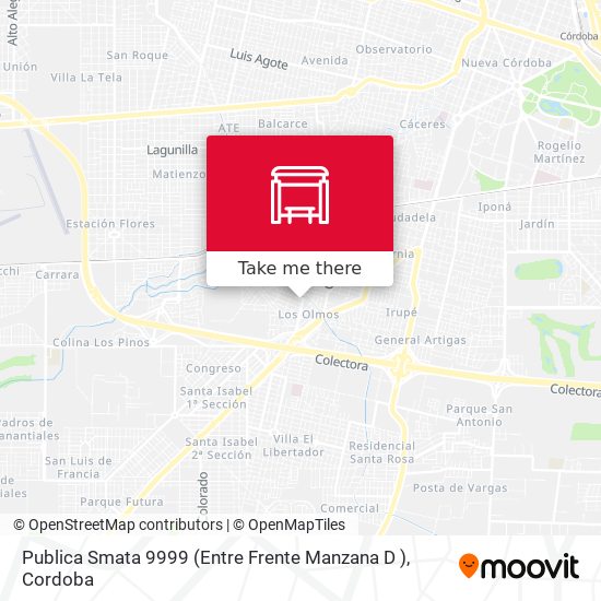 Publica Smata 9999 (Entre Frente Manzana D ) map