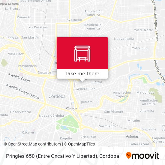 Pringles 650 (Entre Oncativo Y Libertad) map