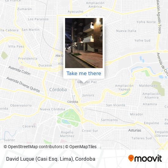 David Luque (Casi Esq. Lima) map