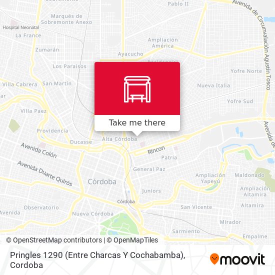 Pringles 1290 (Entre Charcas Y Cochabamba) map