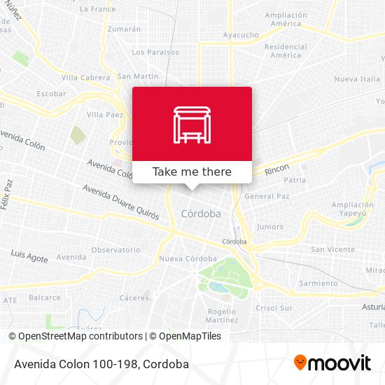 Mapa de Avenida Colon 100-198