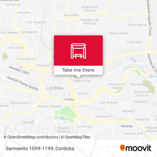 Mapa de Sarmiento 1099-1199