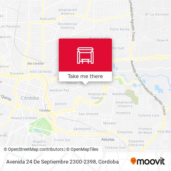 Avenida 24 De Septiembre 2300-2398 map