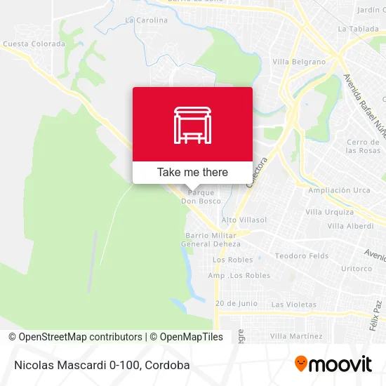 Nicolas Mascardi 0-100 map