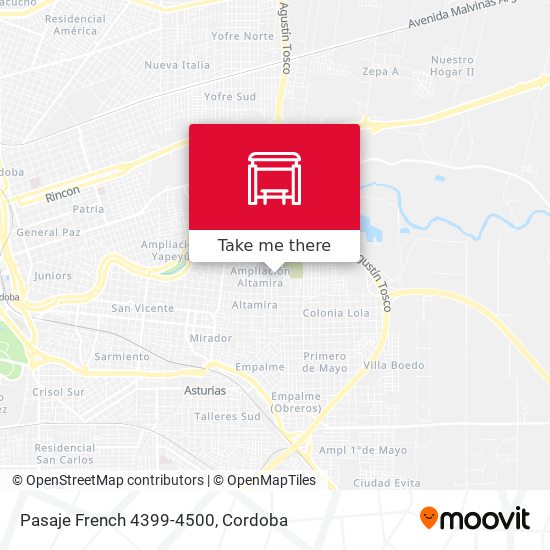 Pasaje French 4399-4500 map